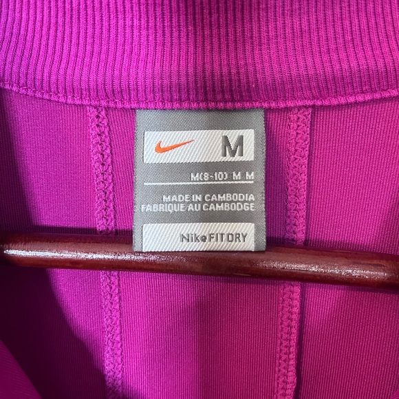 Nike Fit Dry Women's Fuchsia Full-Zip Jacket Medium - Picture 4 of 9